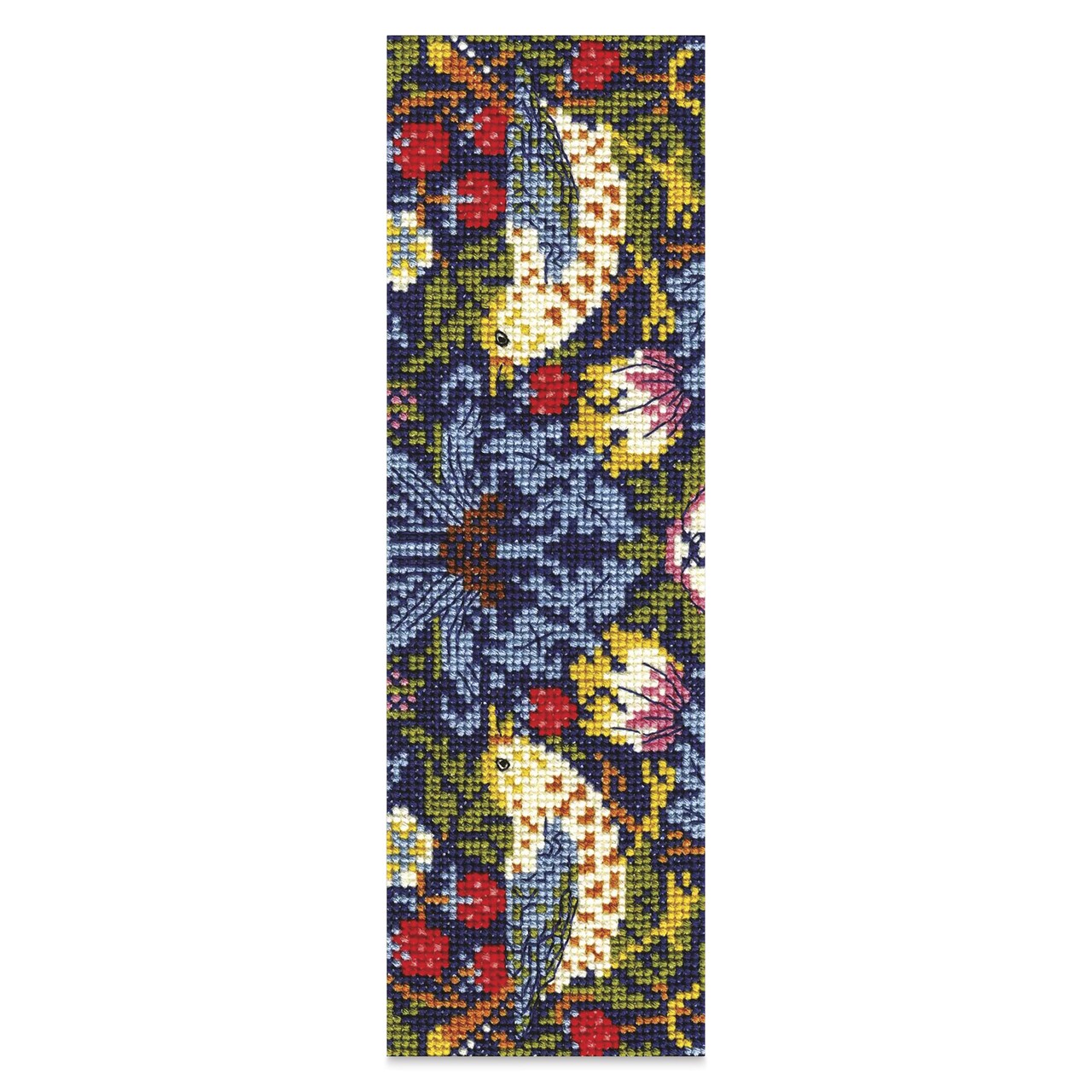 DMC The Museum Collection Cross Stitch Bookmark Kit - "Strawberry Thief" by William Morris